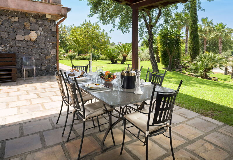 Oasi Verde - Santa Maria La Stella, Sicilia: Autumn, Balcony / Terrace / Patio, Building Exterior, Garden, Outdoor, Spring, Summer