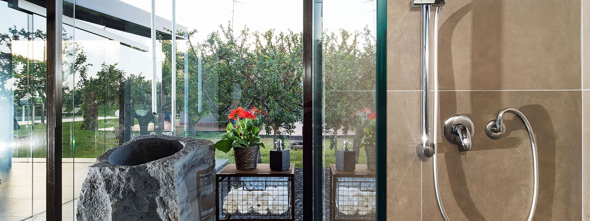 Casa Bedda - Viagrande, Sicilia: Automne, Été, Extérieur, Printemps, Salle de bain