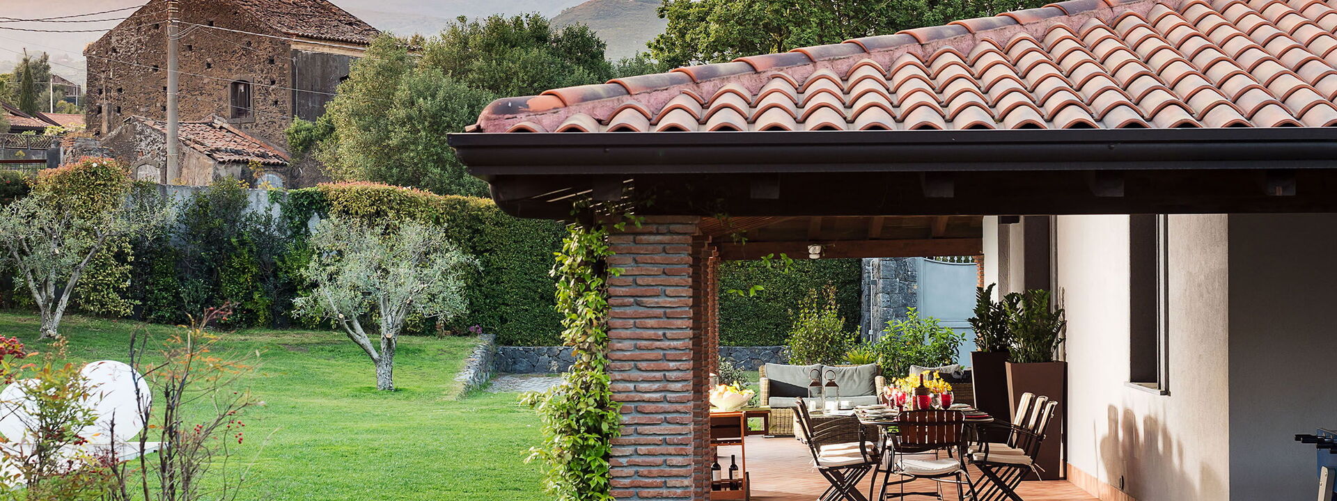 Casa Bedda - Viagrande, Sicilia: Automne, Balcon / Terrasse / Patio, Été, Extérieur, Extérieurs, Jardin, Printemps, Vues