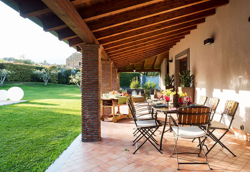 Casa Bedda - Viagrande, Sicilia: Autumn, Balcony / Terrace / Patio, Building Exterior, Garden, Outdoor, Spring, Summer