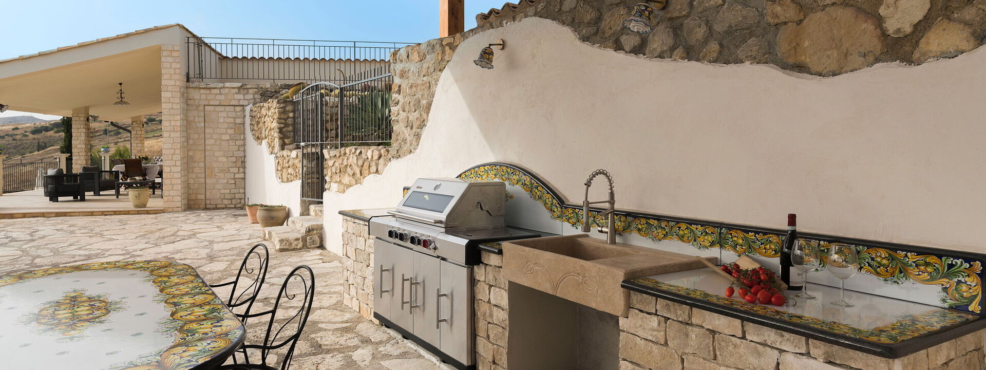 Villa Vistamare - Montallegro, Sicilia: Aktivitäten, Außen, Balkon / Terrasse / Patio, Frühling, Herbst, Sommer