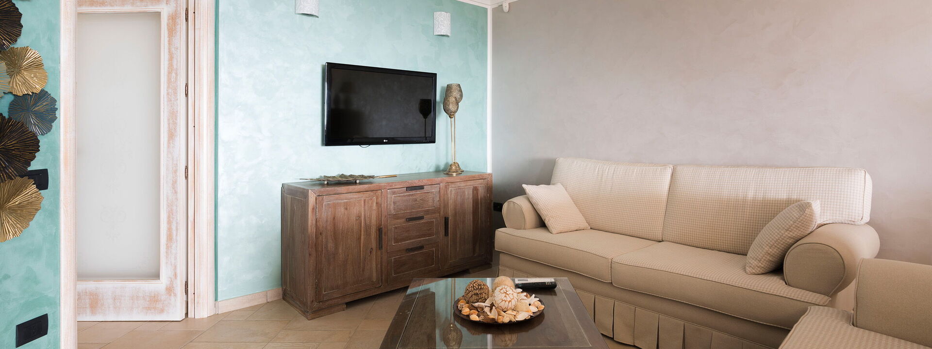 Villa Vistamare - Montallegro, Sicilia: Frühling, Herbst, Sommer, Wohnzimmer