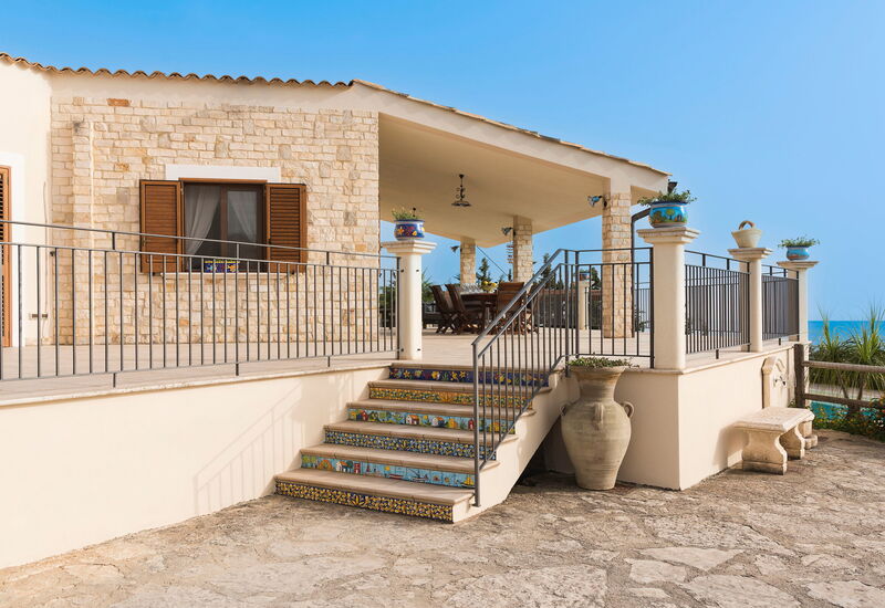 Villa Vistamare - Montallegro, Sicilia: Activités, Automne, Balcon / Terrasse / Patio, Été, Extérieurs, Printemps