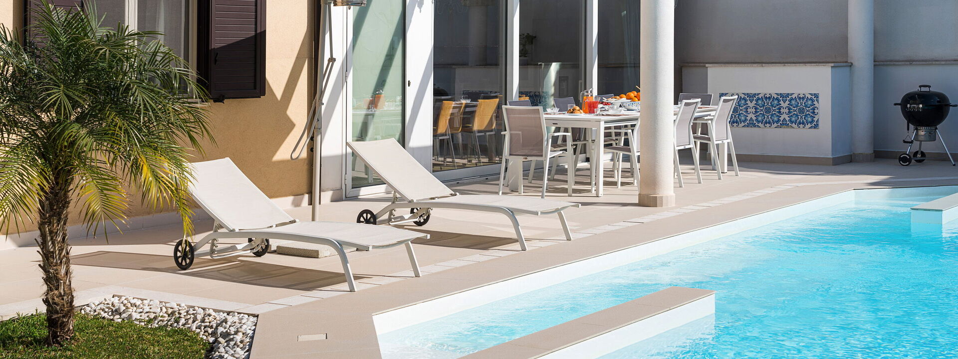 Casamonte - Castelmola, Sicilia: Außen, Balkon / Terrasse / Patio, Draussen, Frühling, Herbst, Schwimmbad, Sommer