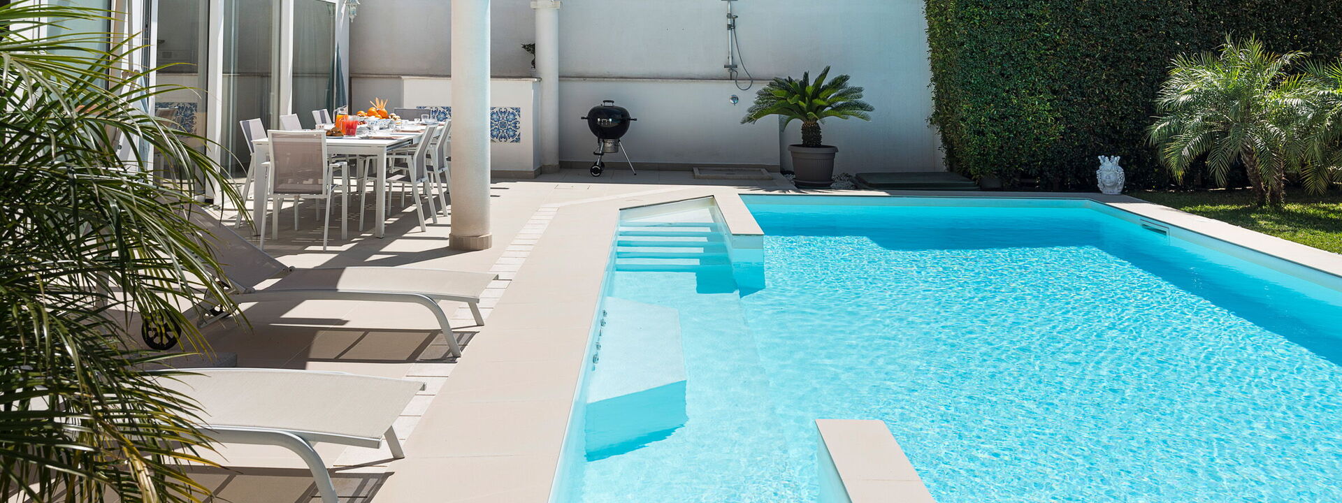 Casamonte - Castelmola, Sicilia: Außen, Balkon / Terrasse / Patio, Draussen, Frühling, Herbst, Schwimmbad, Sommer