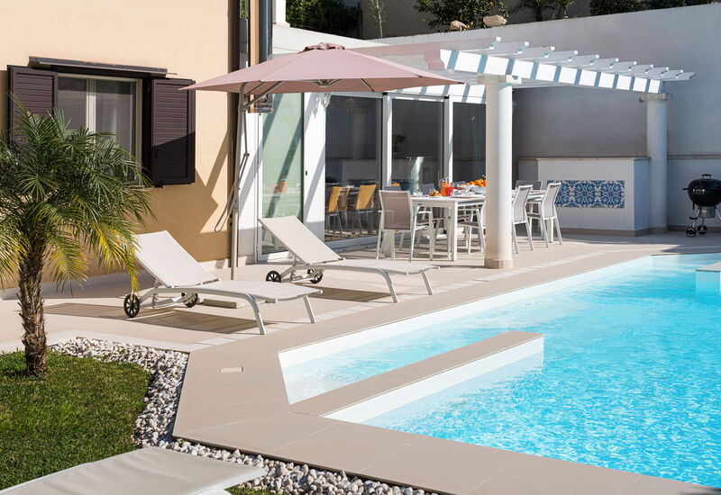 Casamonte - Castelmola, Sicilia: Autumn, Balcony / Terrace / Patio, Building Exterior, Outdoor, Pool, Spring, Summer