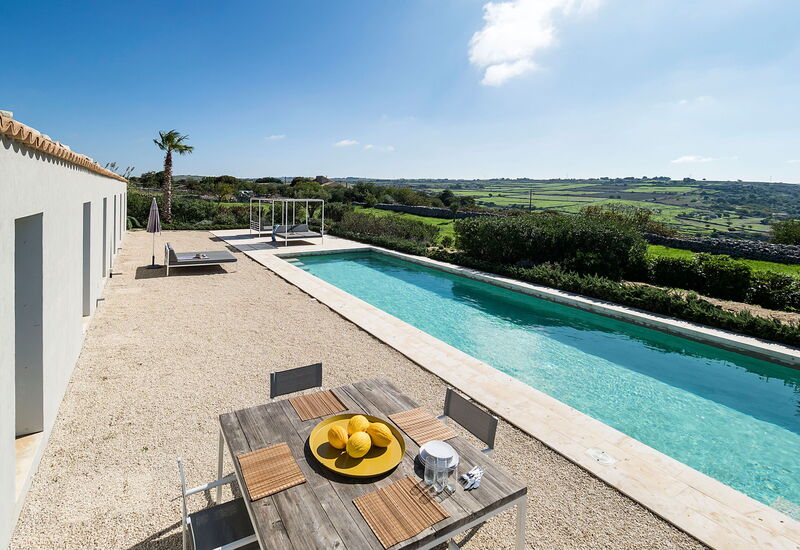 Villa Carmelita - Ragusa, Sicilia: Autumn, Balcony / Terrace / Patio, Building Exterior, Garden, Pool, Scenic View, Spring, Summer