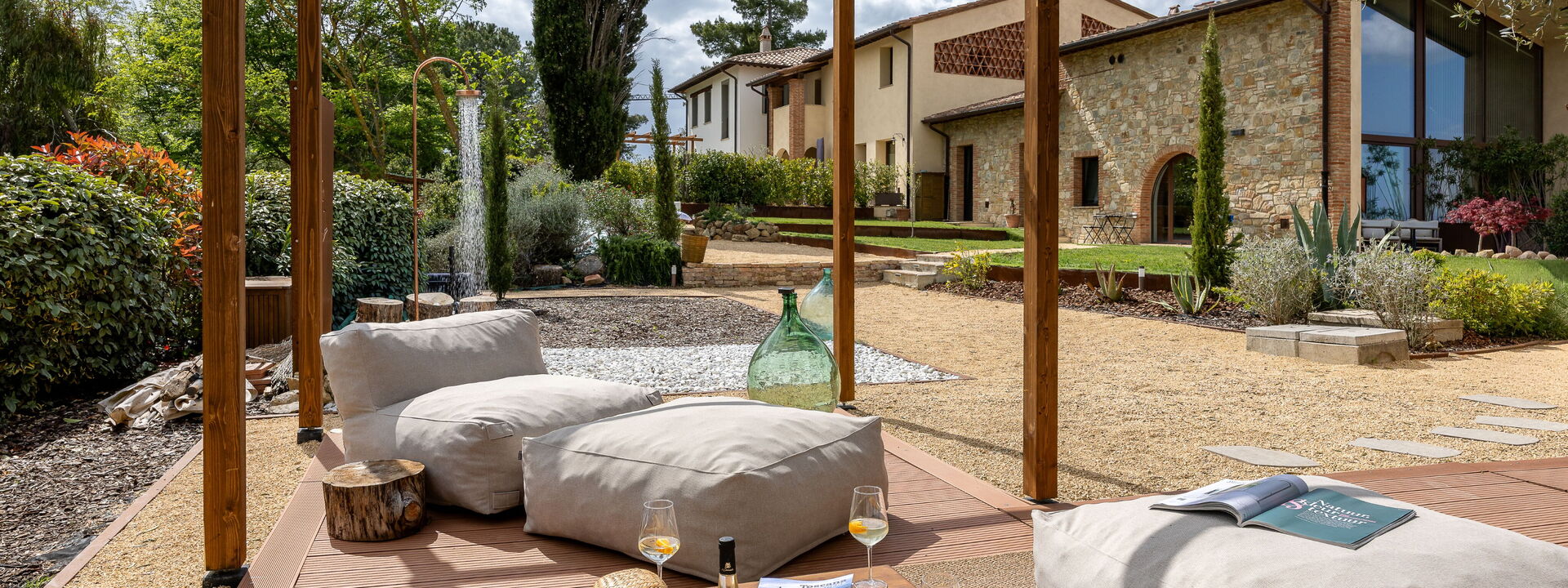 Pendolino Spereto Apartment With Pool, Montaione: Automne, Été, Jardin, Printemps