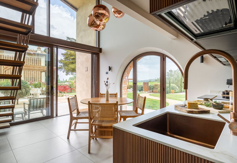 Pendolino Spereto Apartment With Pool, Montaione: Automne, Cuisine, Été, Printemps