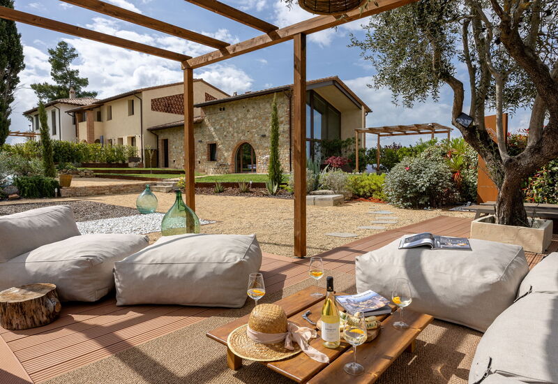 Pendolino Spereto Apartment With Pool, Montaione: Automne, Été, Jardin, Printemps