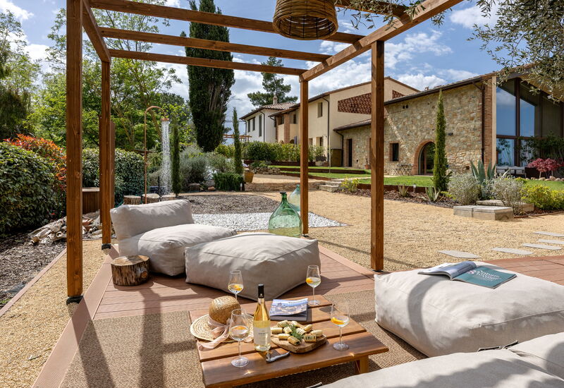 Pendolino Spereto Apartment With Pool, Montaione: Automne, Été, Jardin, Printemps