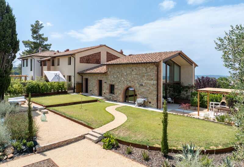 Pendolino Spereto Apartment With Pool, Montaione: Automne, Entrée principale, Été, Printemps