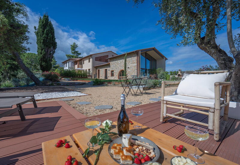 Pendolino Spereto Apartment With Pool, Montaione: Automne, Été, Jardin, Printemps