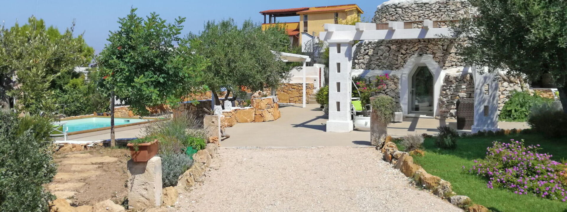 Villa Trullo - Torricella, Puglia: all'aperto, Autunno, Balcone / Terrazza / Patio, Estate, Esterni, Giardino, Piscina, Primavera