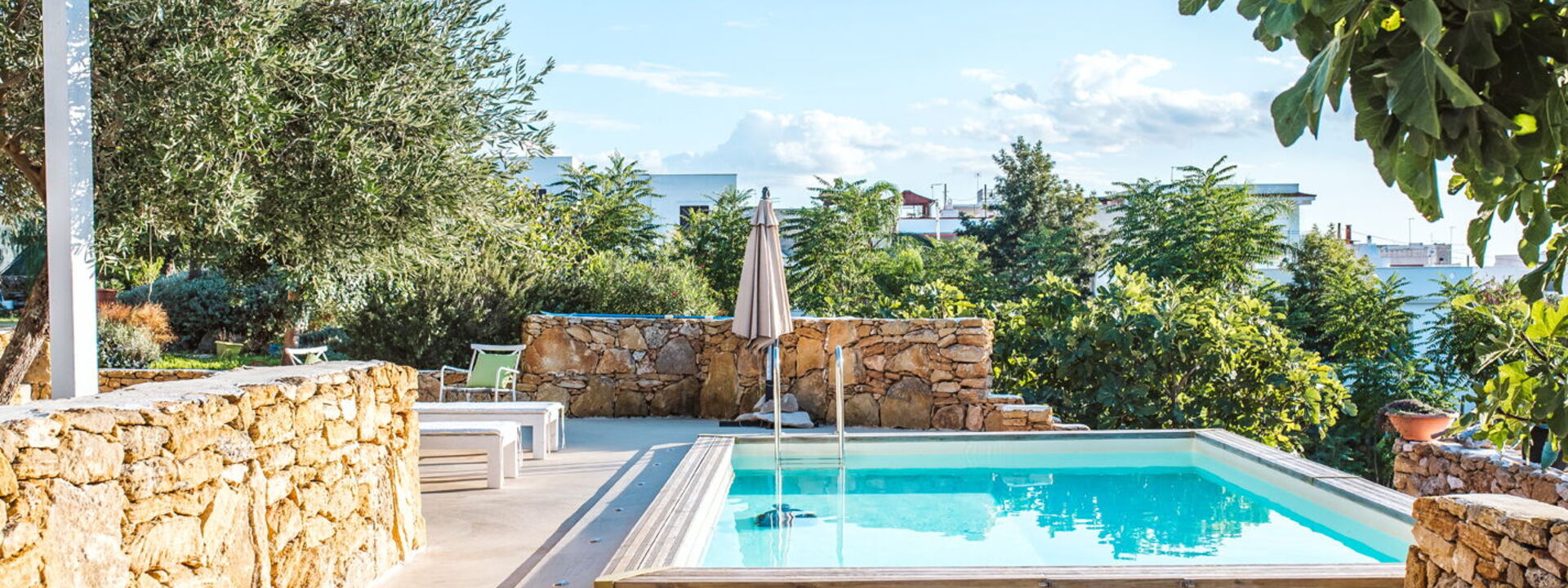 Villa Trullo - Torricella, Puglia: all'aperto, Autunno, Balcone / Terrazza / Patio, Estate, Esterni, Giardino, Piscina, Primavera
