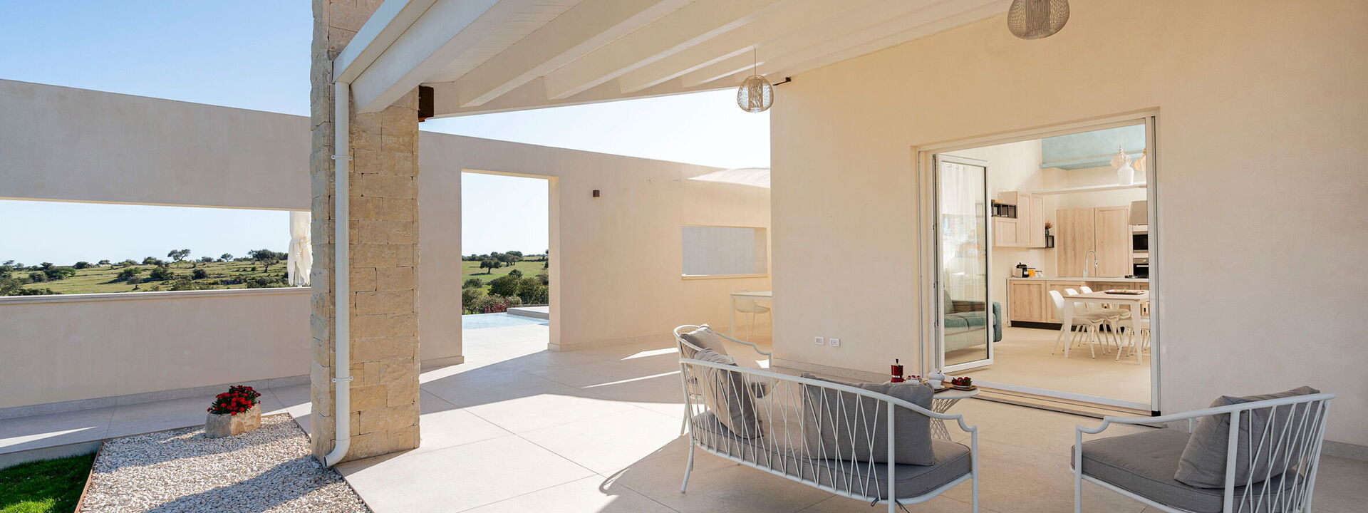 Villa Argento - Rosolini, Sicilia: Autumn, Balcony / Terrace / Patio, Building Exterior, Outdoor, Spring, Summer