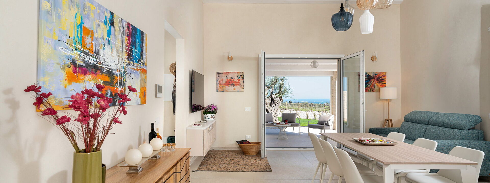 Villa Argento - Rosolini, Sicilia: Autumn, Dining Room, Living Room, Spring, Summer