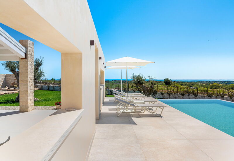 Villa Argento - Rosolini, Sicilia: Automne, Balcon / Terrasse / Patio, bassin, Été, Extérieur, Extérieurs, Jardin, Printemps