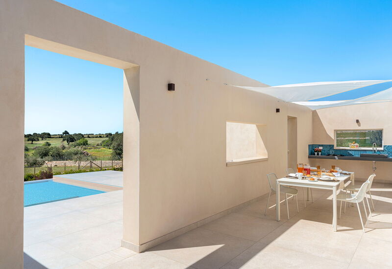 Villa Argento - Rosolini, Sicilia: Automne, Balcon / Terrasse / Patio, bassin, Été, Extérieur, Extérieurs, Jardin, Printemps