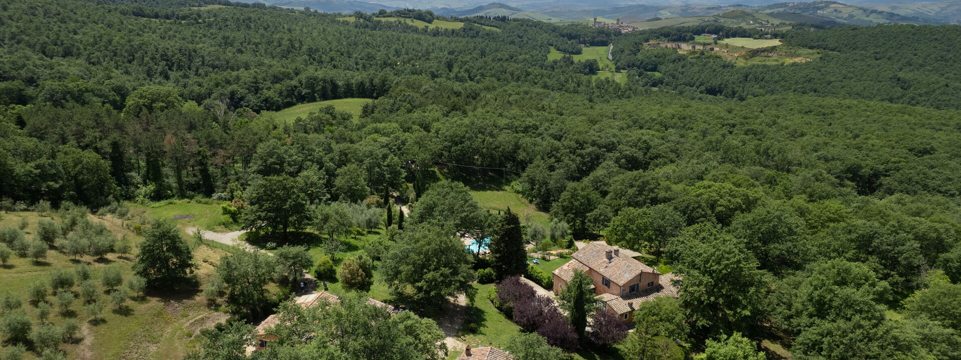 Casale Collina Verde - San Casciano Dei Bagni, Toscana: Autumn, Building Exterior, Outdoor, Pool, Scenic View, Spring, Summer