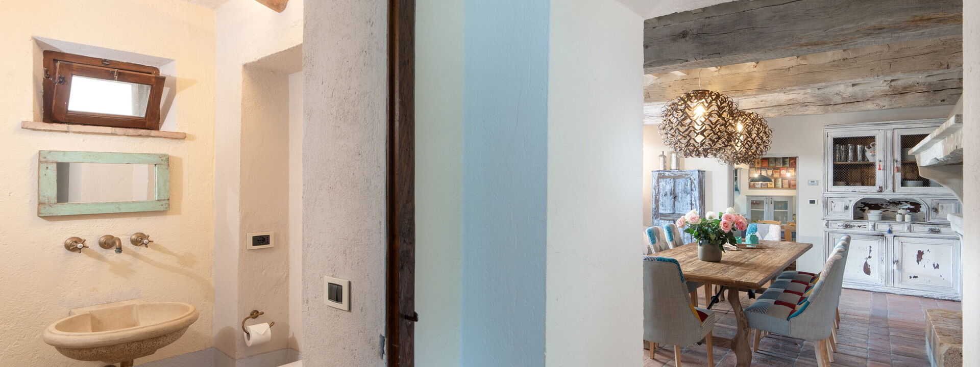 Casale Collina Verde - San Casciano Dei Bagni, Toscana: Autumn, Bathroom, Dining Room, Spring, Summer