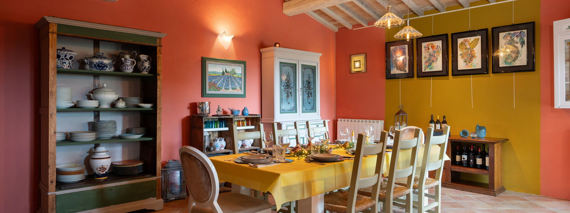 Casale Collina Verde - San Casciano Dei Bagni, Toscana: Autumn, Dining Room, Spring, Summer