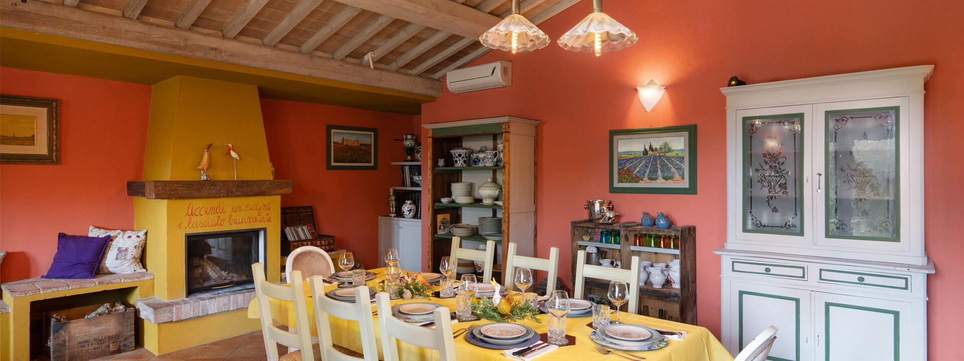 Casale Collina Verde - San Casciano Dei Bagni, Toscana: Autumn, Dining Room, Spring, Summer