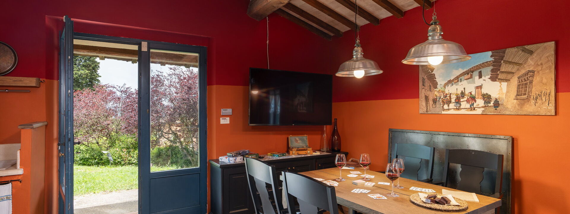 Casale Collina Verde - San Casciano Dei Bagni, Toscana: Autumn, Dining Room, Spring, Summer