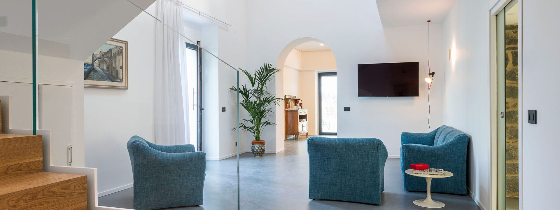 Villa Decoro - Mascali, Sicilia: Frühling, Herbst, Sommer, Wohnzimmer