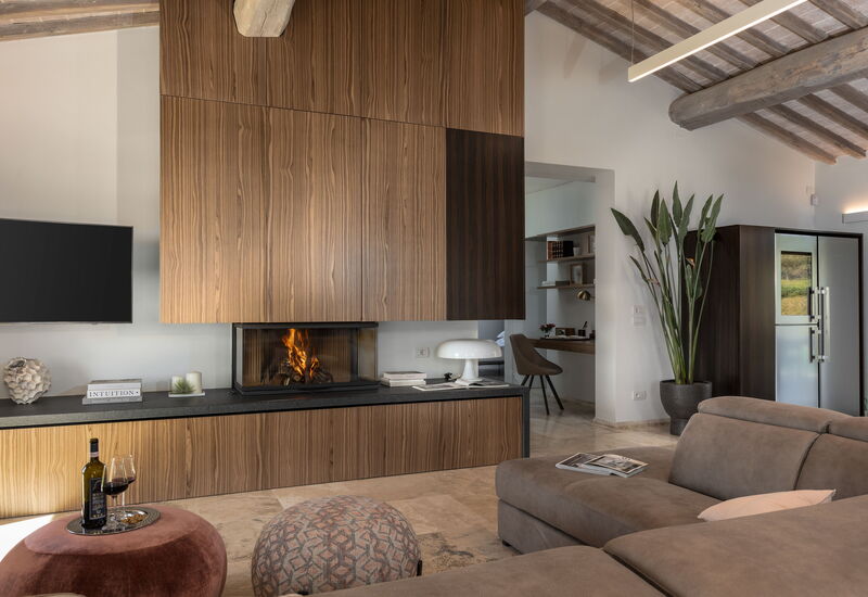 Villa Velari In Volterra With Private Pool, Ac: Automne, Hiver, Printemps, Salon