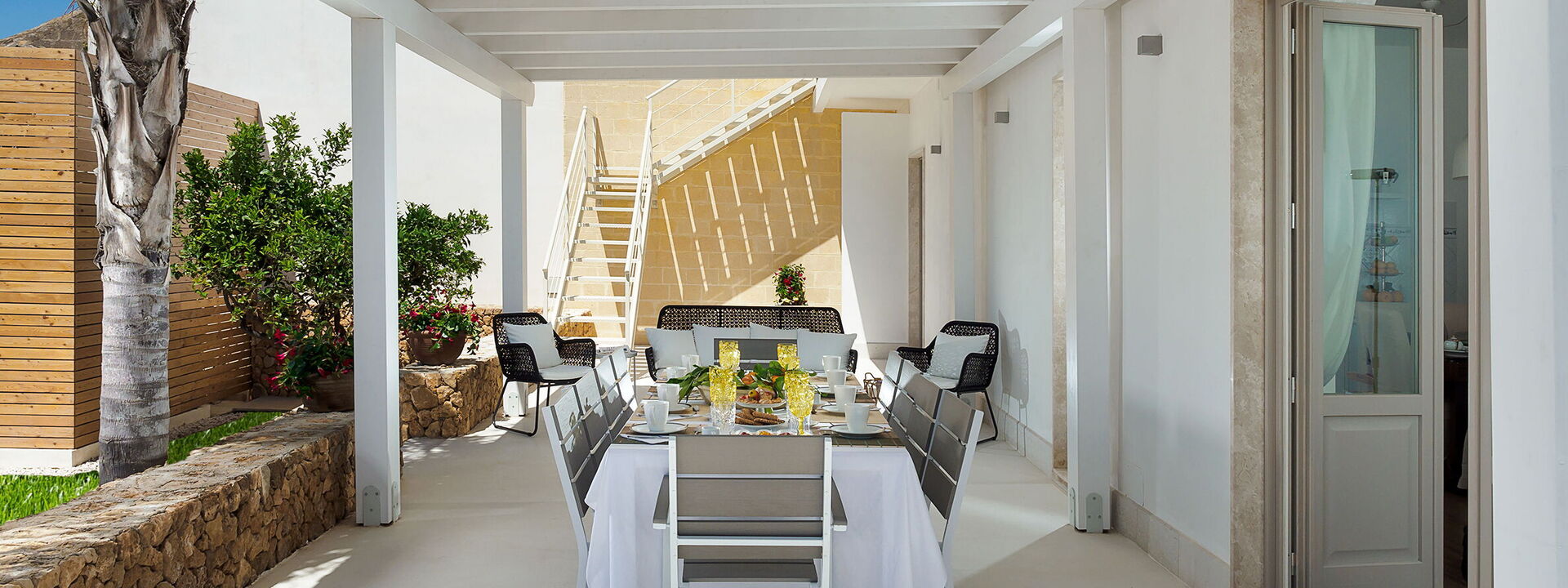 Casa Ocra - Misiliscemi, Sicilia: Außen, Balkon / Terrasse / Patio, Draussen, Frühling, Herbst, Sommer