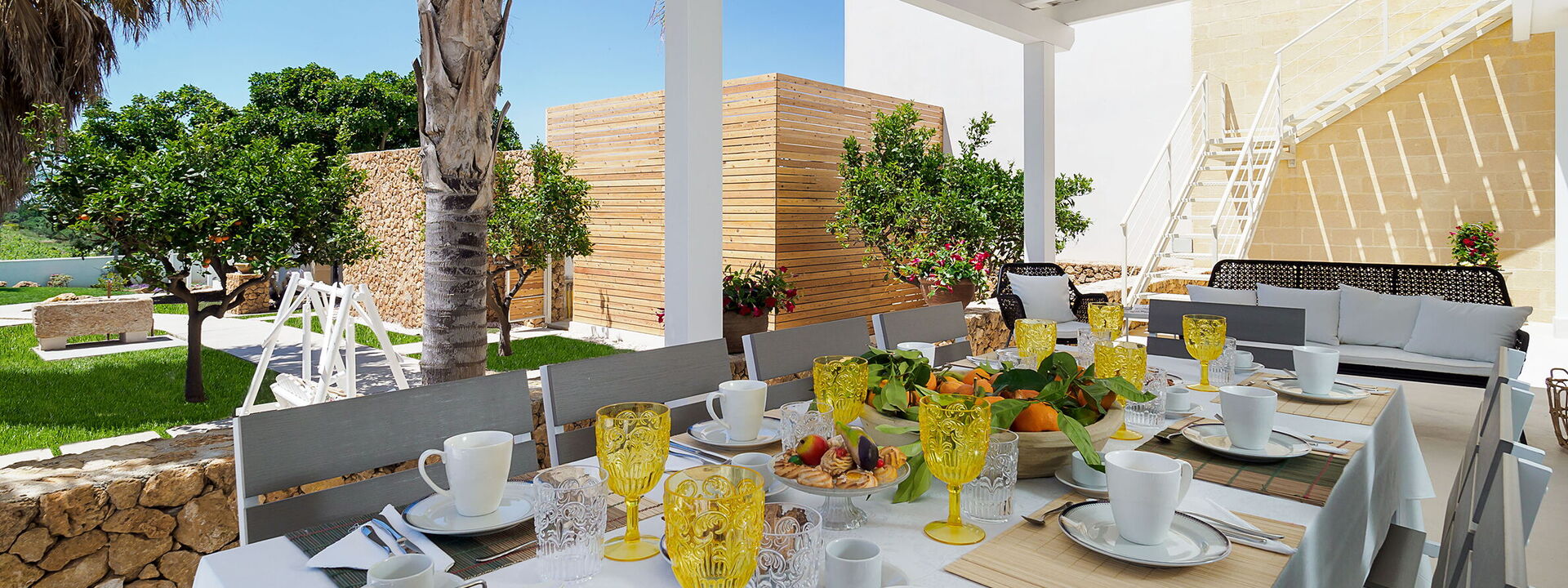 Casa Ocra - Misiliscemi, Sicilia: Außen, Balkon / Terrasse / Patio, Draussen, Frühling, Herbst, Sommer