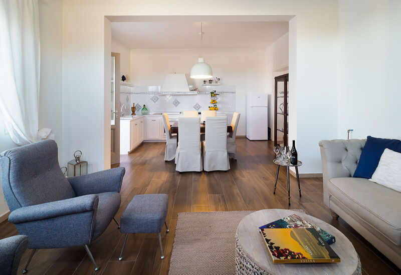 Casa Ocra - Misiliscemi, Sicilia: Autunno, Estate, Primavera, Sala da pranzo, Soggiorno