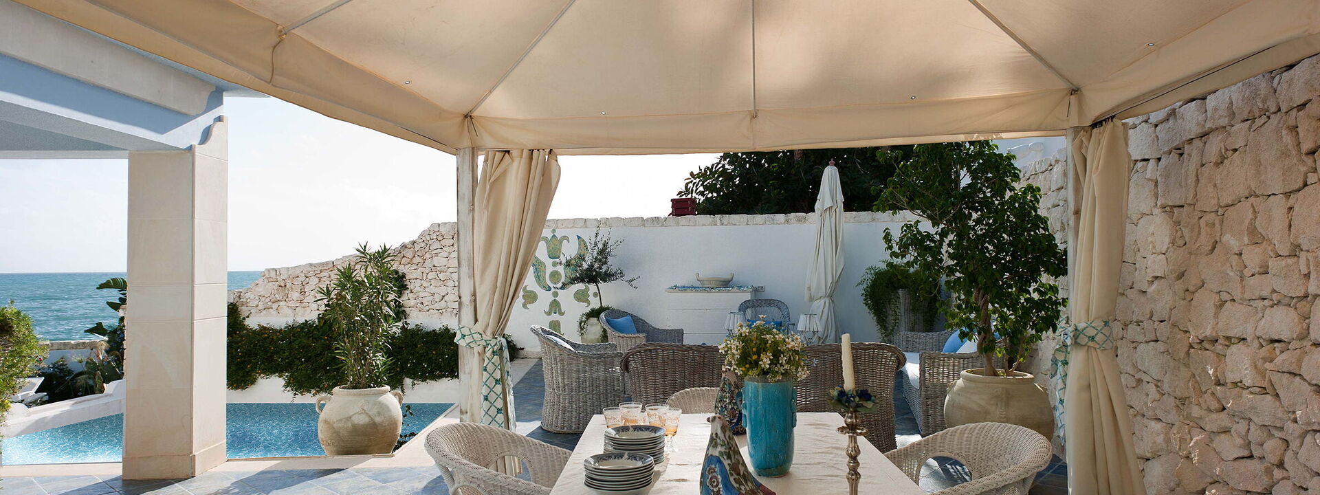 Villa Amena - Siracusa, Sicilia: all'aperto, Autunno, Balcone / Terrazza / Patio, Estate, Esterni, Piscina, Primavera