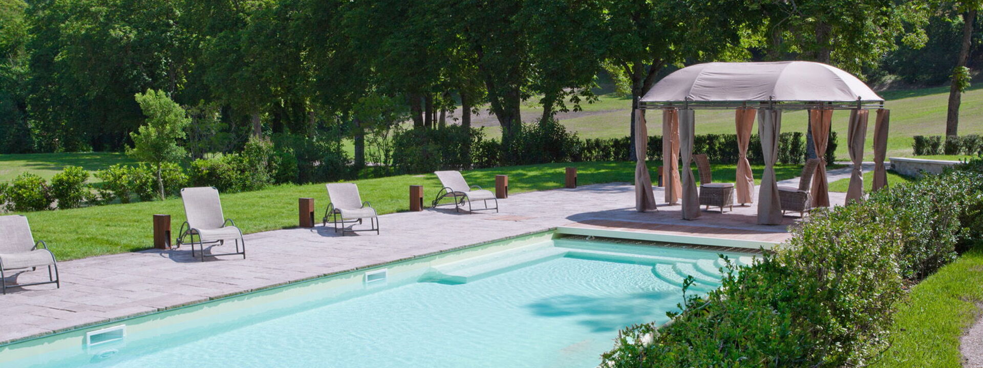 Villa Pietraverde - Gubbio, Umbria: Autumn, Balcony / Terrace / Patio, Building Exterior, Garden, Outdoor, Pool, Spring, Summer