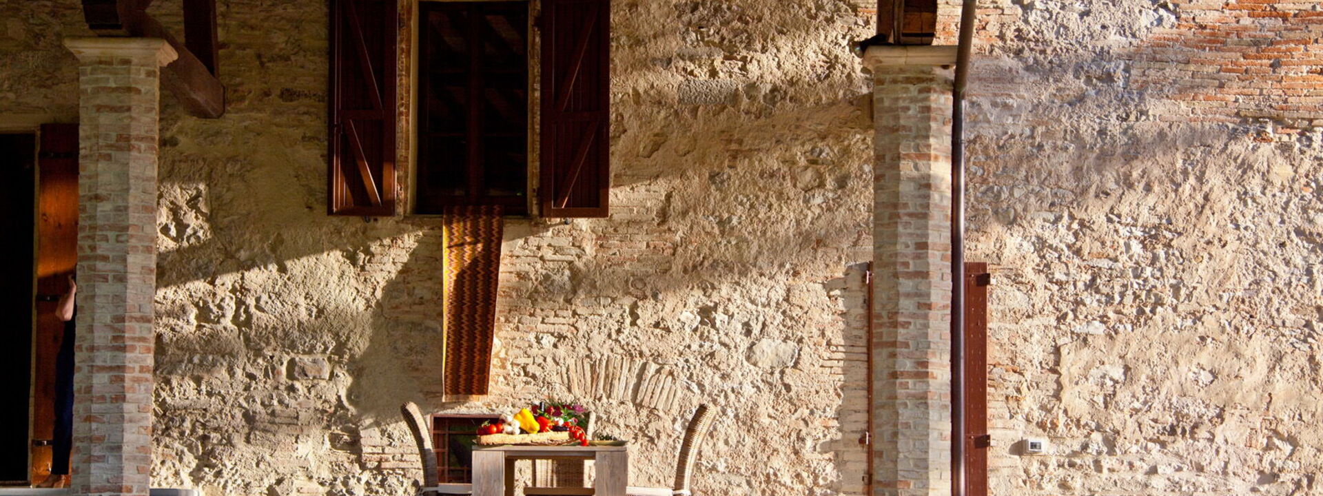 Villa Pietraverde - Gubbio, Umbria: Autumn, Balcony / Terrace / Patio, Building Exterior, Outdoor, Spring, Summer