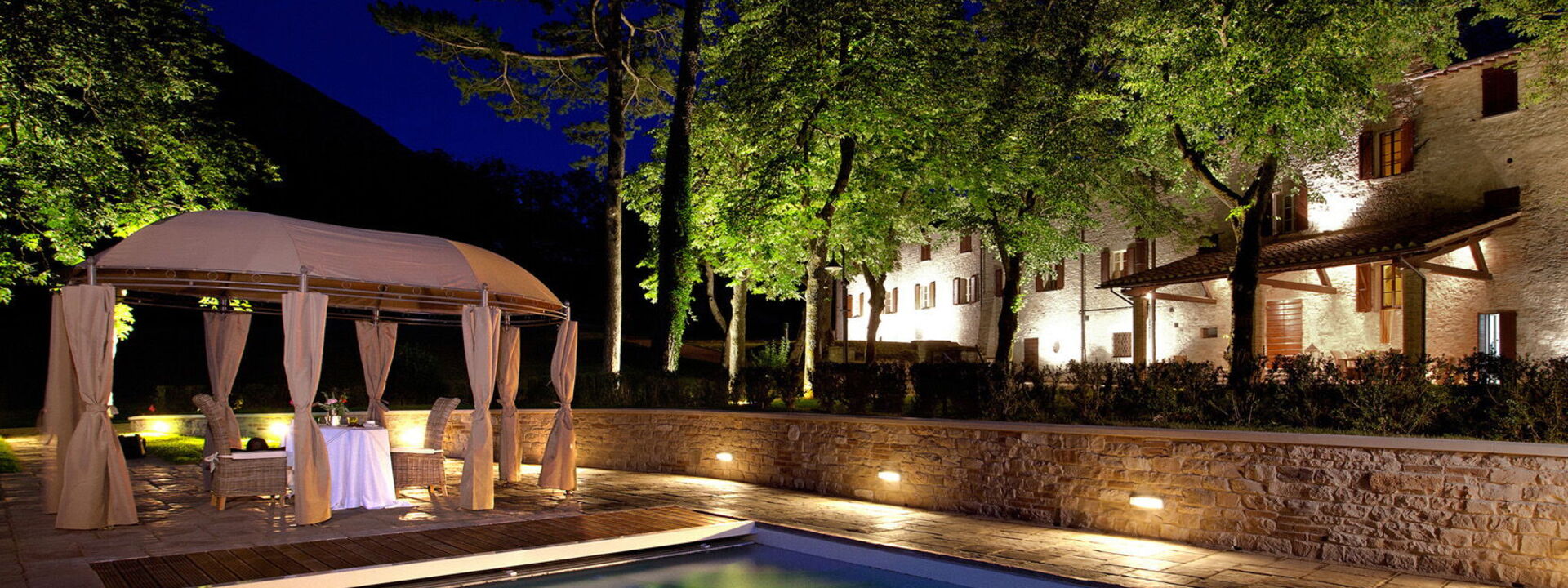 Villa Pietraverde - Gubbio, Umbria: Autumn, Balcony / Terrace / Patio, Building Exterior, Outdoor, Pool, Spring, Summer