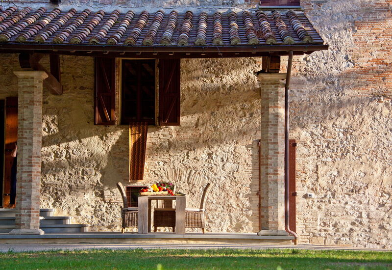 Villa Pietraverde - Gubbio, Umbria: Autumn, Balcony / Terrace / Patio, Building Exterior, Outdoor, Spring, Summer