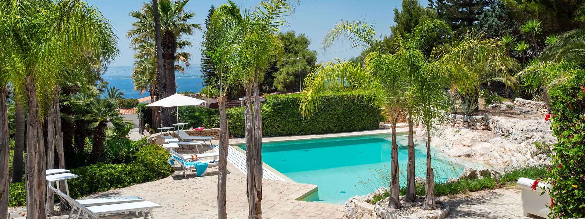 Villa Diamante - Siracusa, Sicilia: all'aperto, Autunno, Balcone / Terrazza / Patio, Estate, Esterni, Piscina, Primavera, Vista Panoramica