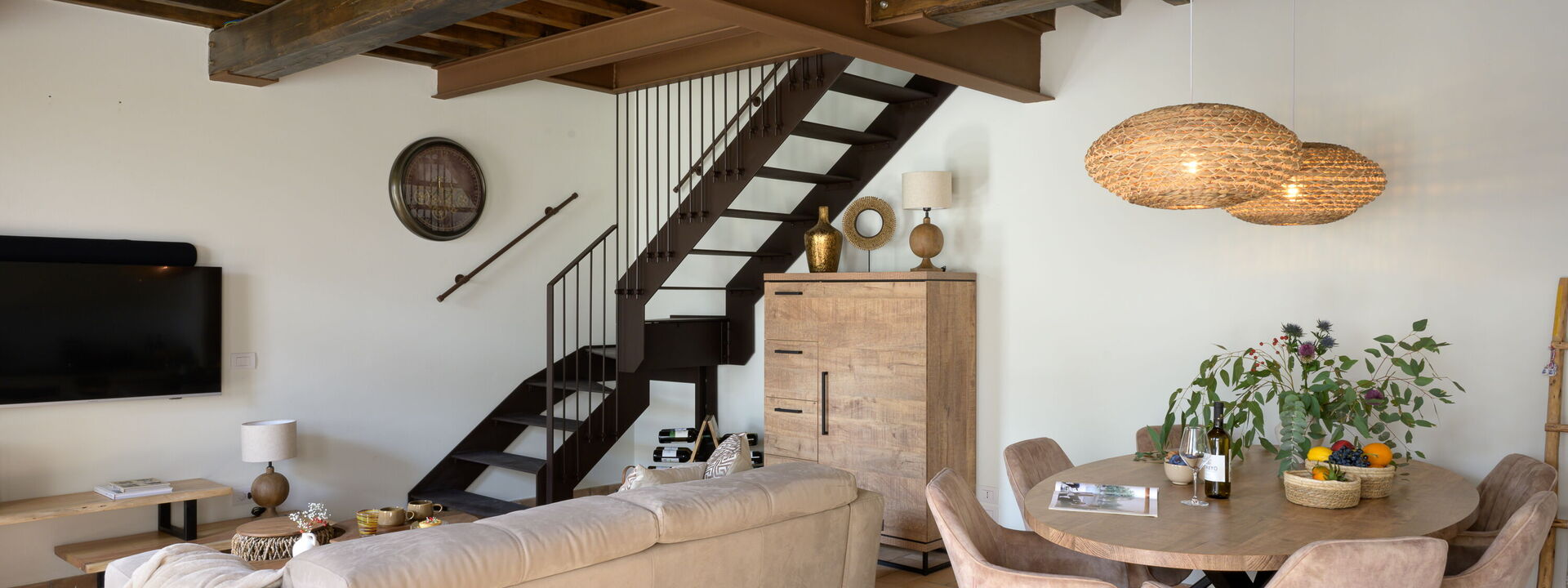 Nocellara Spereto Apartment With Pool, Montaione: Autumn, Living Room, Spring, Summer