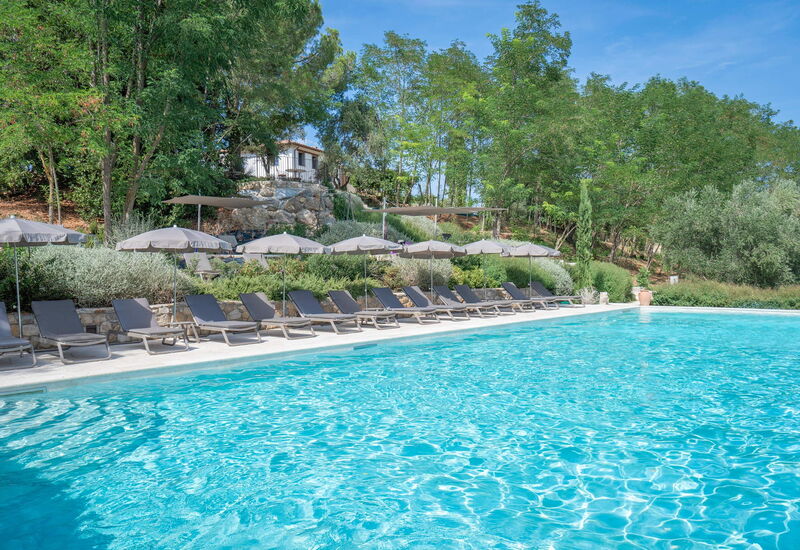 Nocellara Spereto Apartment With Pool, Montaione: Automne, bassin, Été, Printemps