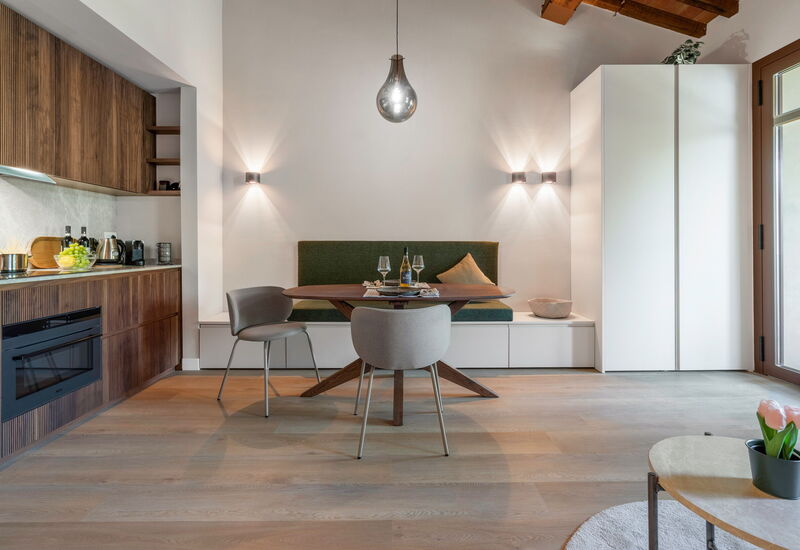 Correggiolo Spereto Apartment With Pool, Montaione: Automne, Cuisine, Été, Printemps, Salon