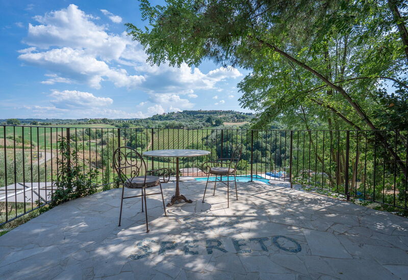 Correggiolo Spereto Apartment With Pool, Montaione: Automne, bassin, Été, Printemps