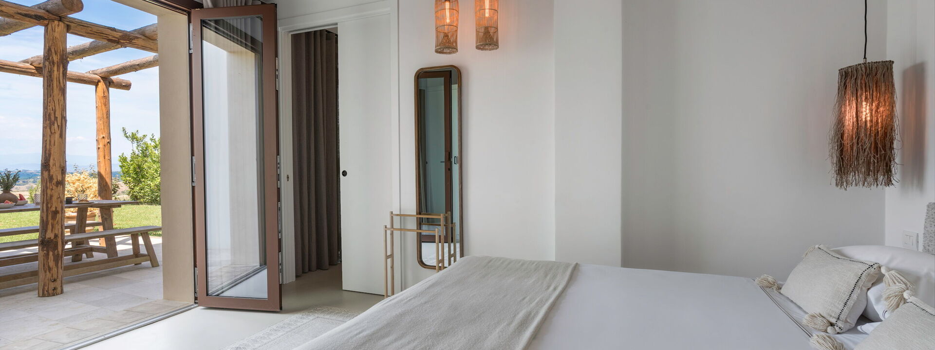 Coratina Spereto Apartment with Pool, Montaione: Frühling, Herbst, Schlafzimmer, Sommer