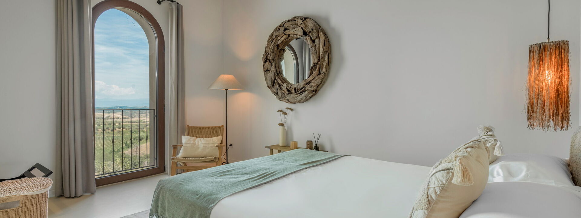 Coratina Spereto Apartment with Pool, Montaione: Frühling, Herbst, Schlafzimmer, Sommer