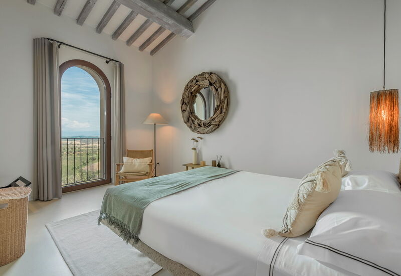 Coratina Spereto Apartment with Pool, Montaione: Automne, chambre à coucher, Été, Printemps