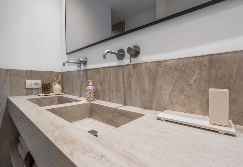 Coratina Spereto Apartment with Pool, Montaione: Automne, Été, Printemps, Salle de bain